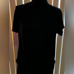 Black top with bottom tied